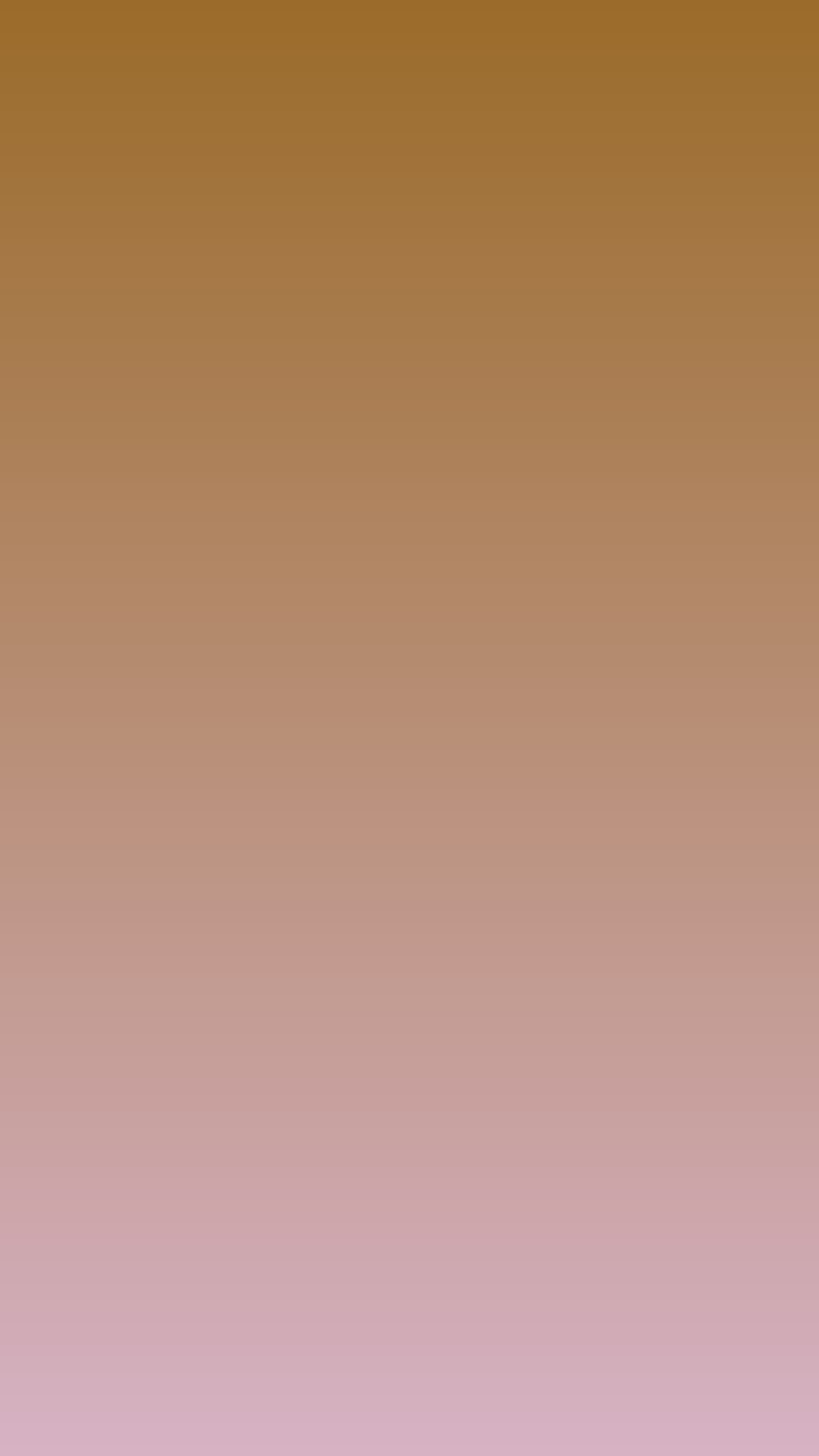 Vertical gradient transitioning from deep golden brown at the top to soft dusty pink.
